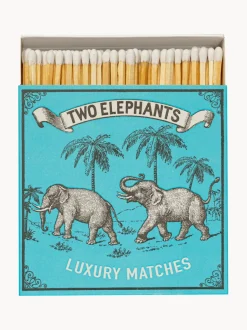 Caja de cerillas de diseño Two Elephants