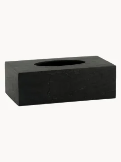 Caja de pañuelos en look pizarra Slate