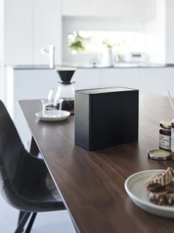 Caja para filtros de café de metal Tower
