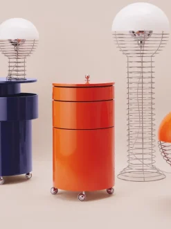Cajonera redonda de diseño Verner Panton Barboy