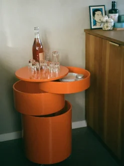 Cajonera redonda de diseño Verner Panton Barboy