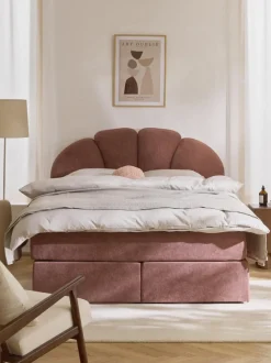 Cama continental con espacio de almacenamiento Romia
