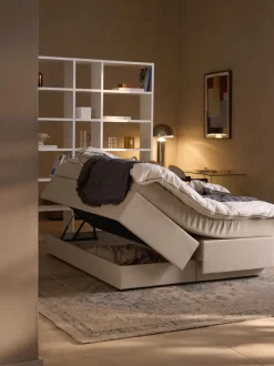 Cama continental con espacio de almacenamiento Enya