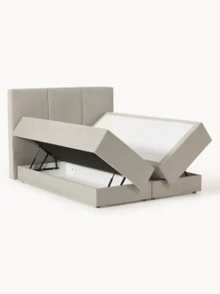Cama continental con espacio de almacenamiento Oberon