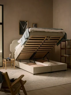 Cama continental con espacio de almacenamiento Enrica