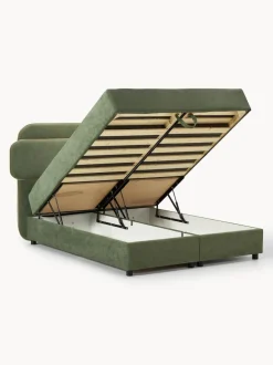 Cama continental con espacio de almacenamiento Enrica