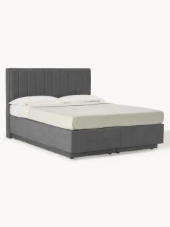 Cama continental con espacio de almacenamiento Livia