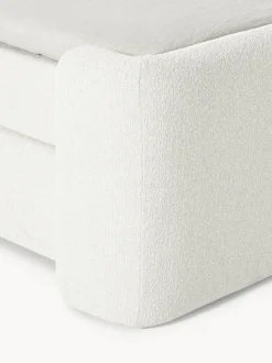 Cama continental en tejido bouclé Perla