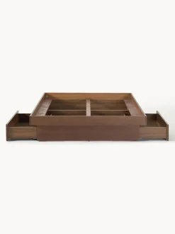 Cama de madera con cajones Sato