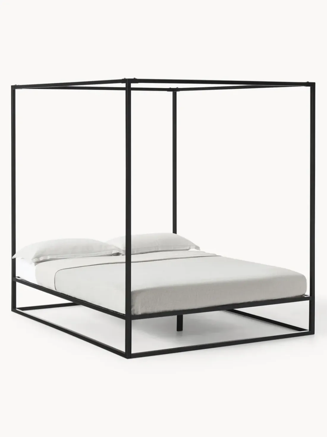 Cama de metal con dosel Belle