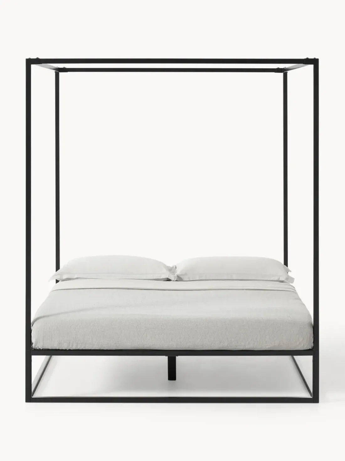 Cama de metal con dosel Belle