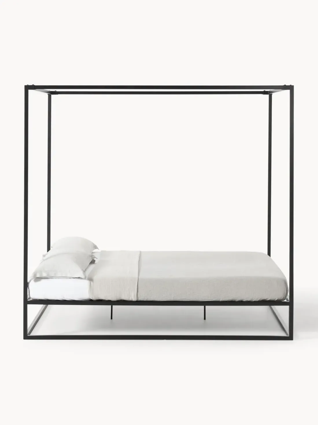 Cama de metal con dosel Belle