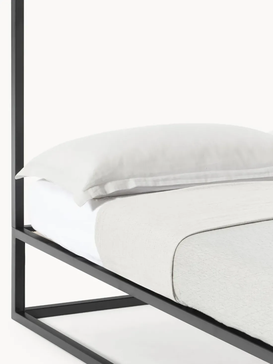Cama de metal con dosel Belle
