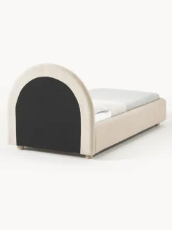 Cama individualde borreguillo Ebba, con espacio de almacenamiento