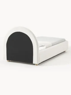 Cama individualde borreguillo Ebba, con espacio de almacenamiento