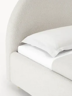 Cama individualde borreguillo Ebba, con espacio de almacenamiento