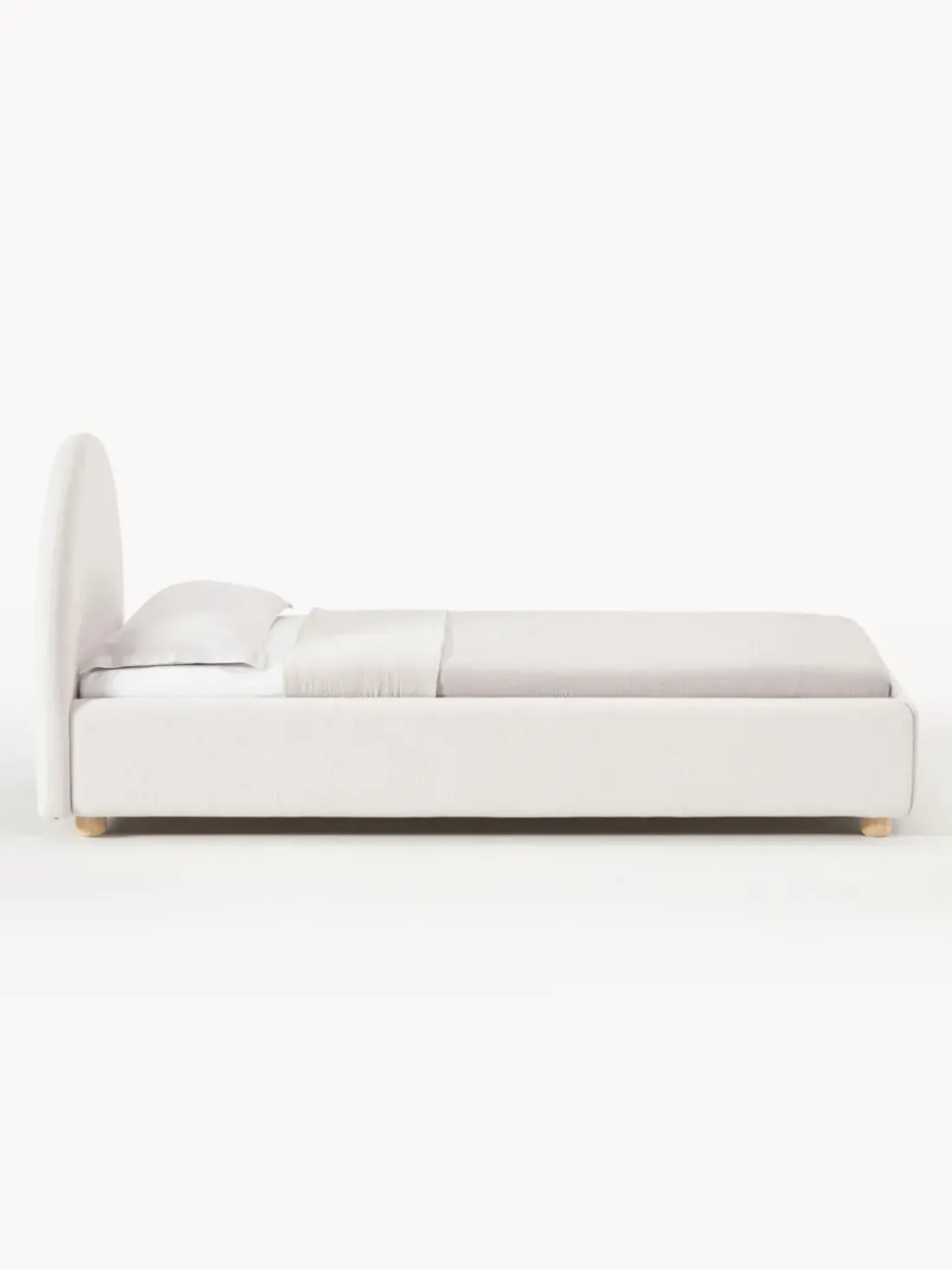 Cama individual Ebba, con espacio de almacenamiento