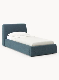 Cama individual en tejido bouclé Cloud