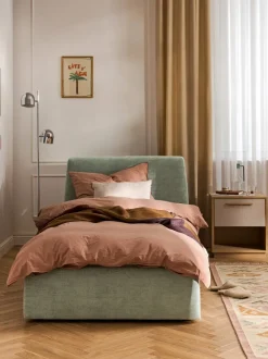 Cama individual tapizada Cloud