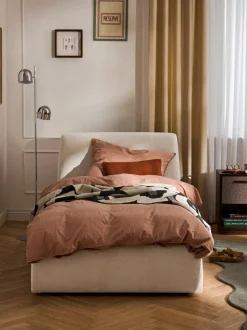 Cama individual tapizada Cloud