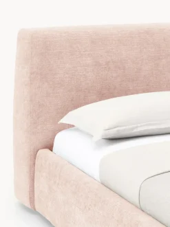 Cama individual tapizada con espacio de almacenamiento Cloud