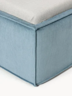 Cama individual tapizada de pana Dream