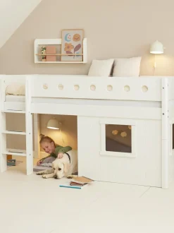 Cama infantil con casita en el árbol Front, 90 x 200 cm