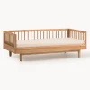 Cama infantil de madera de roble Pure, 70 x 140 cm