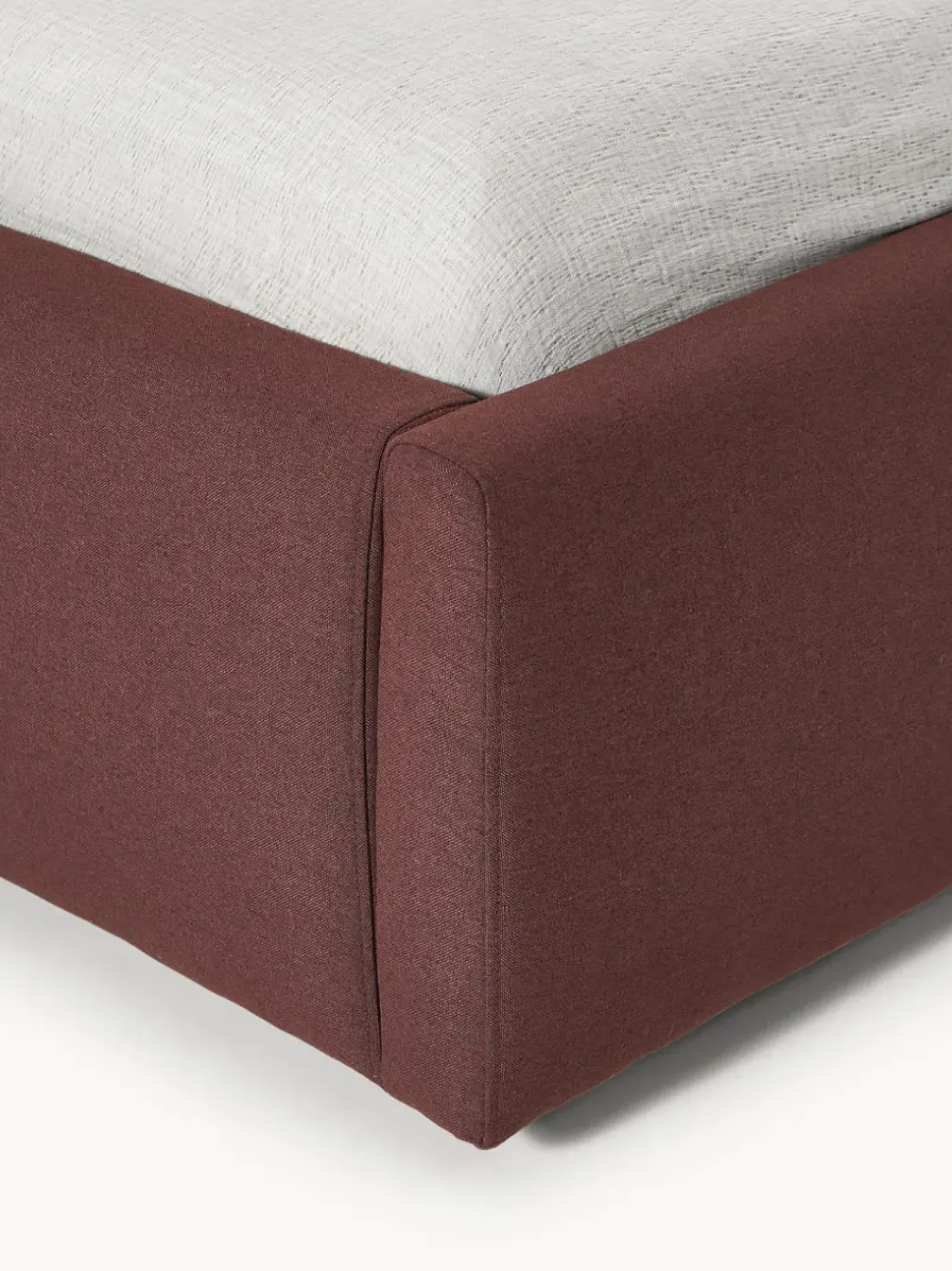 Cama tapizada con espacio de almacenamiento Cloud