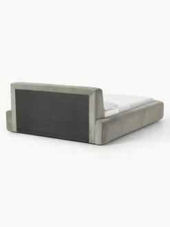 Cama tapizada con espacio de almacenamiento Melva