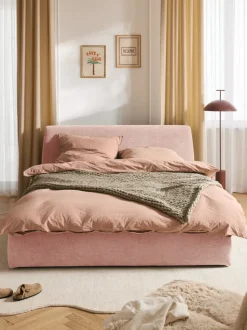 Cama tapizada con espacio de almacenamiento Cloud