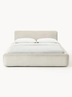 Cama tapizada con espacio de almacenamiento Melva