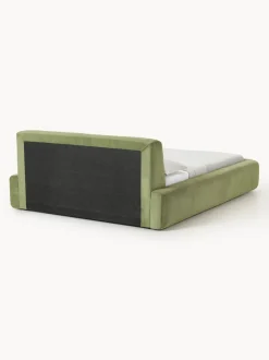 Cama tapizada con espacio de almacenamiento Melva