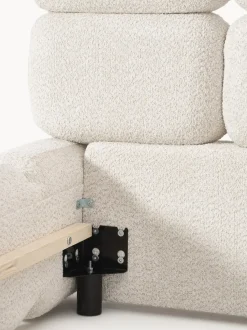 Cama tapizada de borreguillo bouclé Tayla