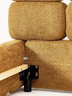 Cama tapizada de borreguillo bouclé Tayla