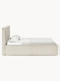 Cama tapizada de pana con espacio de almacenamiento Dream