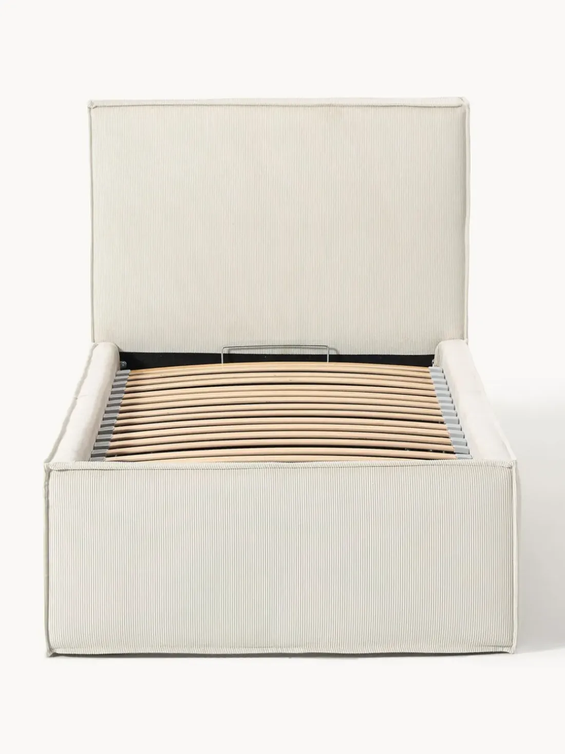 Cama tapizada de pana con espacio de almacenamiento Dream
