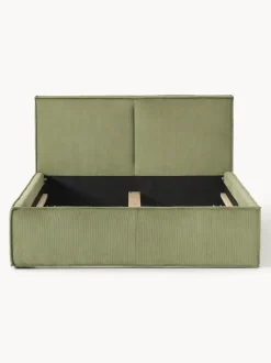 Cama tapizada de pana Dream