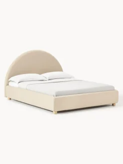 Cama tapizada Ebba, con espacio de almacenamiento