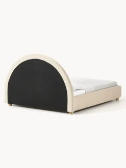 Cama tapizada Ebba, con espacio de almacenamiento