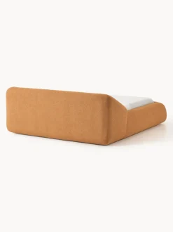 Cama tapizada en tejido bouclé Sofia