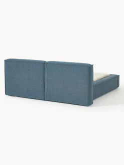 Cama tapizada en tejido bouclé Lennon