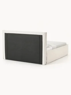 Cama tapizada en tejido bouclé con espacio de almacenamiento Dream
