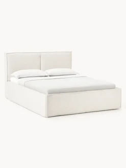 Cama tapizada en tejido bouclé Dream