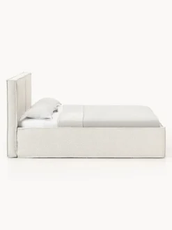 Cama tapizada en tejido bouclé Dream