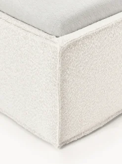 Cama tapizada en tejido bouclé Dream