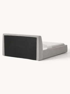 Cama tapizada en tejido bouclé Cloud