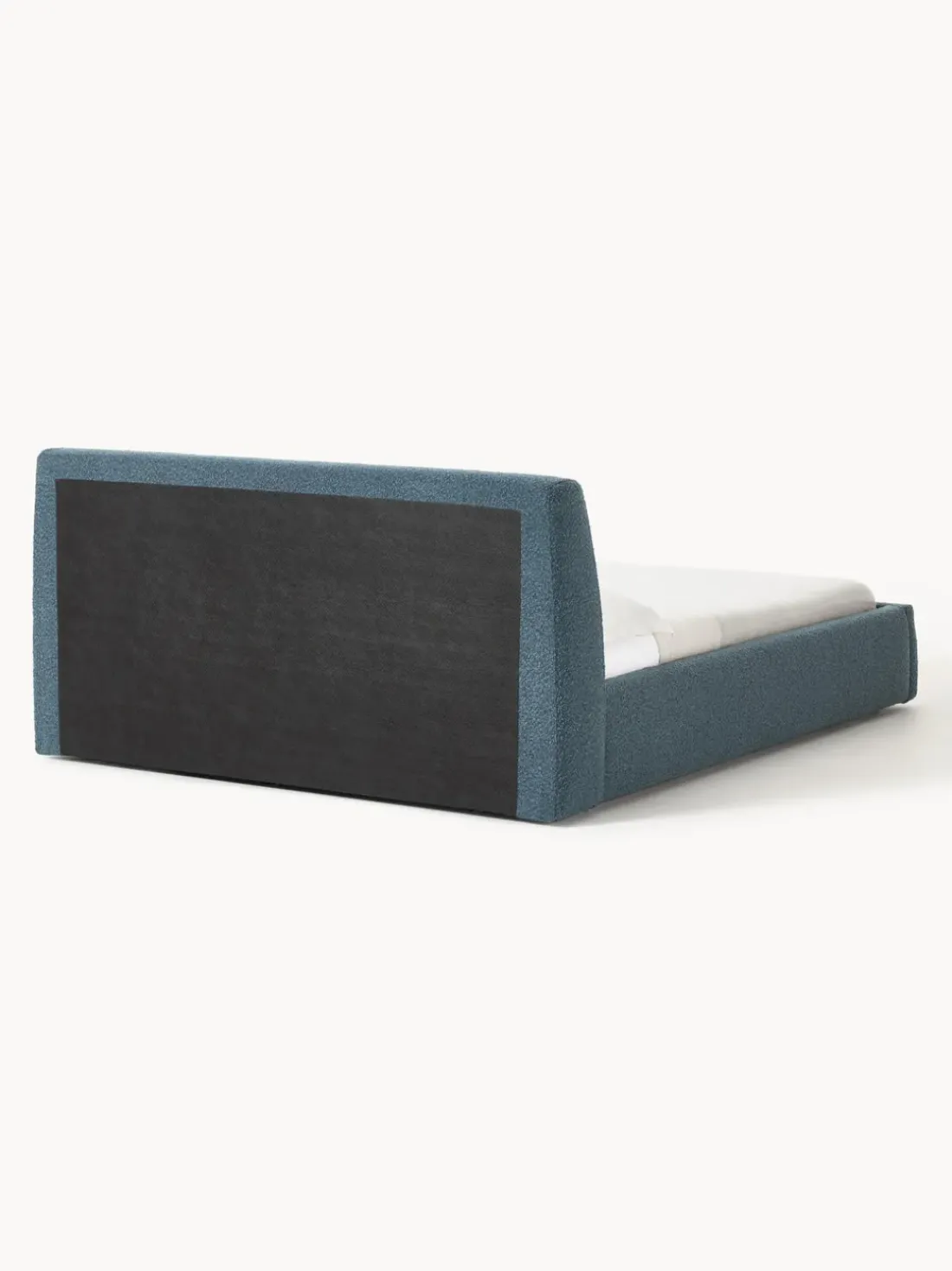 Cama tapizada en tejido bouclé Cloud