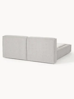 Cama tapizada en tejido bouclé con espacio de almacenamiento Lennon