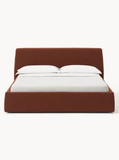 Cama tapizada en tejido bouclé Cloud